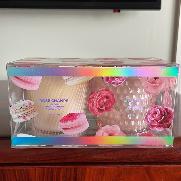 Voluspa Candle Duo, Rose Otto and Rose Champs, 6.5 oz. Each - Picture 3 of 9